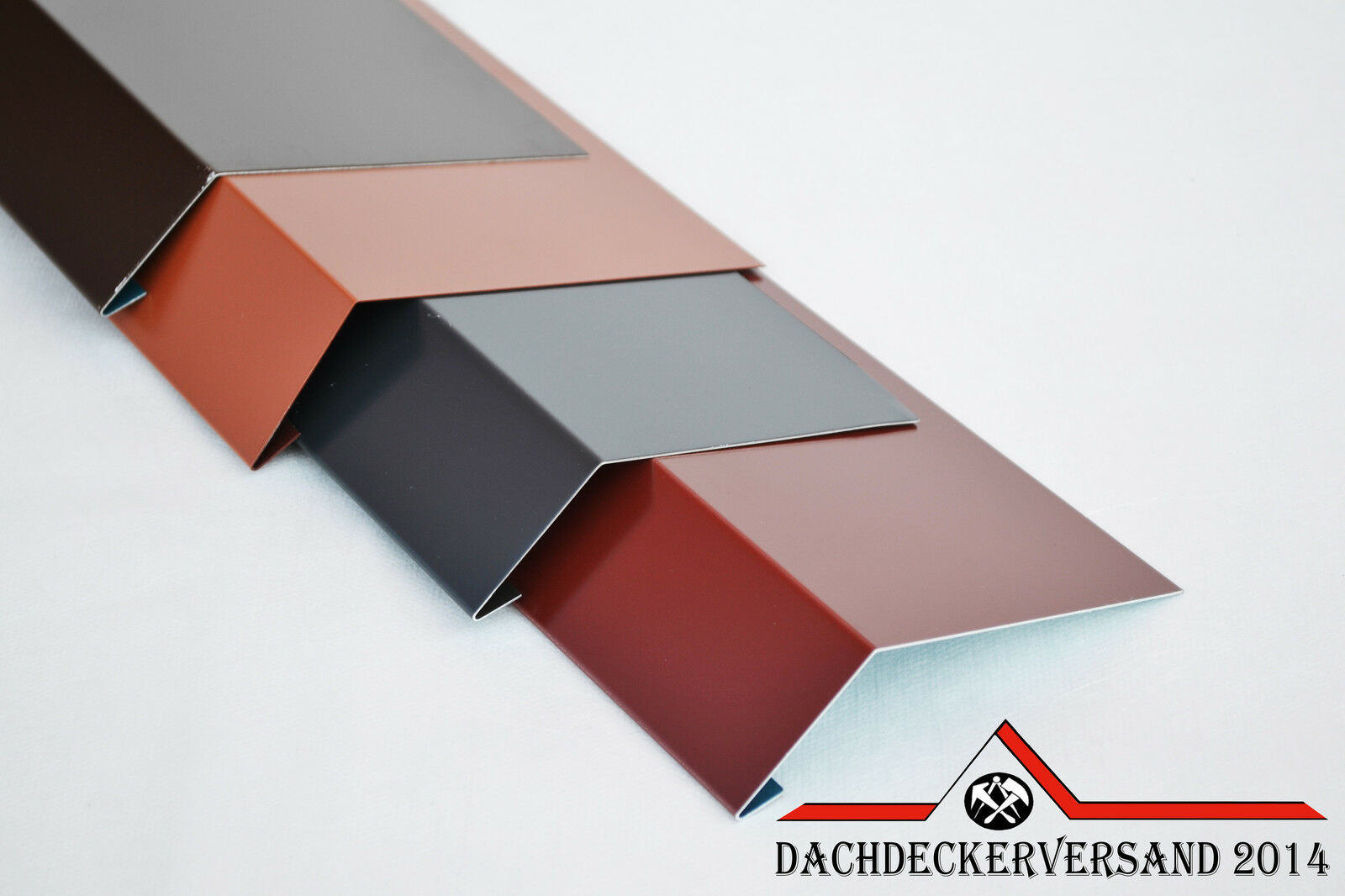 Rinneneinhang Traufblech Dachblech Dach Alu Aluminium 2 m lang 0,8 mm