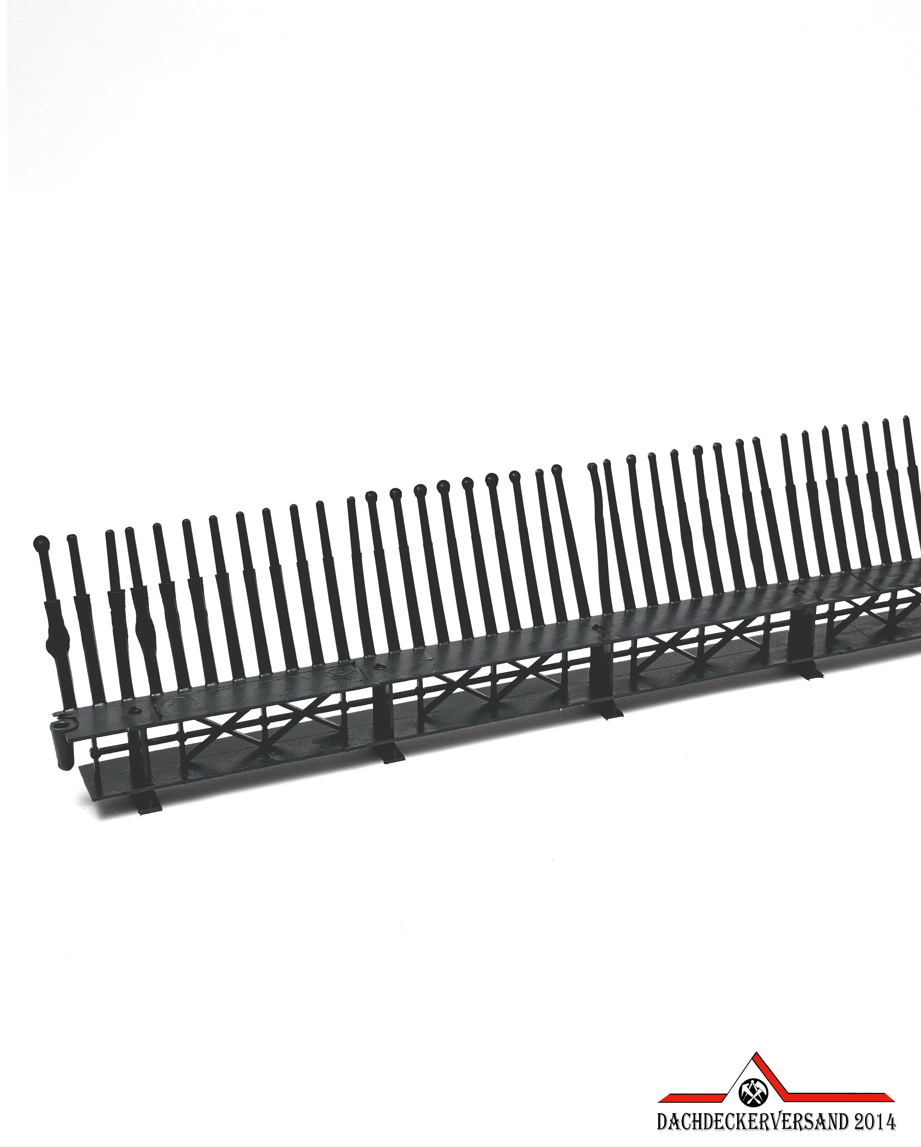 Traufkamm Lüftungskamm Lüftungselement Spatzenkamm Vogelschutz schwarz 1 m lang Höhe 80 mm Traufkamm Lüftungskamm Lüftungselement Spatzenkamm Vogelschutz schwarz 1 m lang Höhe 80 mm