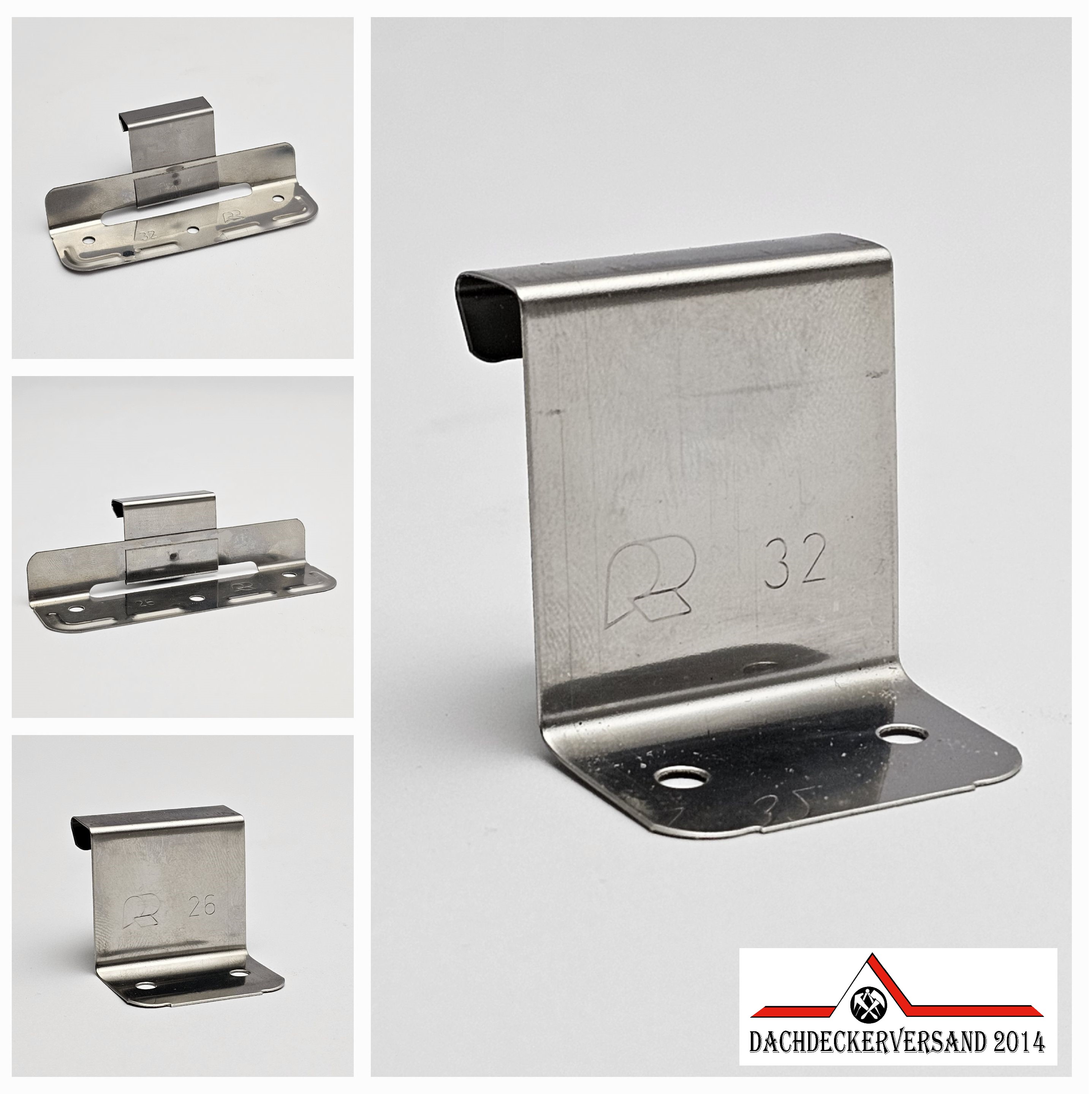 Hafte Festhafte Schiebehafte Festpunkthafte Schiebehafter Festhafter Hafter Edelstahl für Stehfalzdeckung Stehfalz Scharendeckung - 10 Stück Hafte Festhafte Schiebehafte Festpunkthafte Schiebehafter Festhafter Hafter Edelstahl für Stehfalzdeckung Stehfalz Scharendeckung - 10 Stück